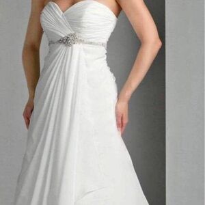 DaVinci Strapless Gown size 20 with beautiful belt Detail